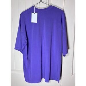 Helsa Womens Purple Oversized XS/S T-Shirt Short Sleeve‎ Casual Top Comfort NWT